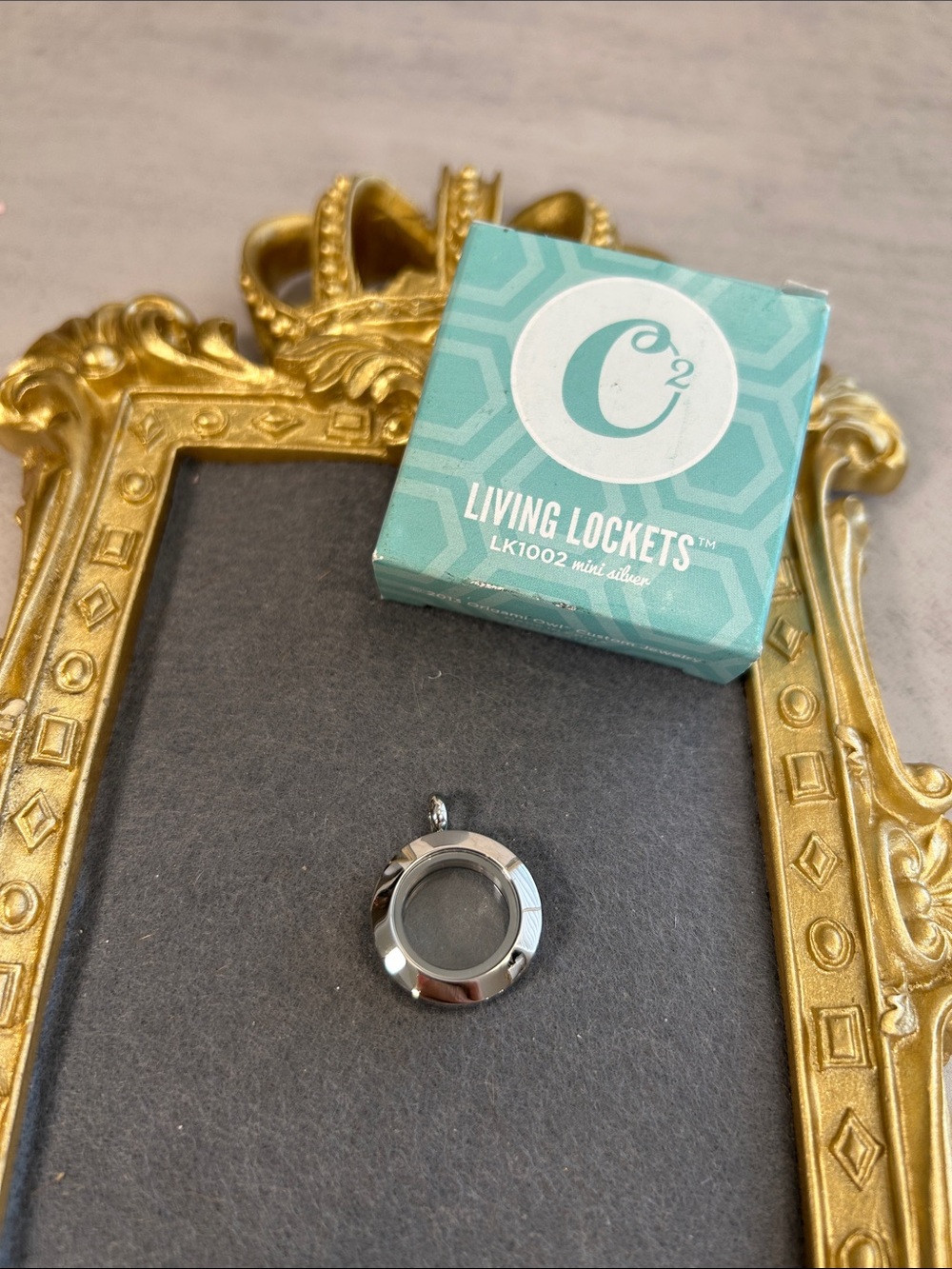 Origami Owl Silver Mini Living Locket Pendant